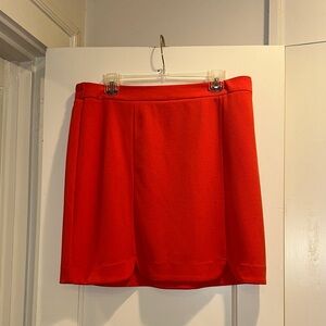 Skies Are Blue Scarlet Mini Skirt